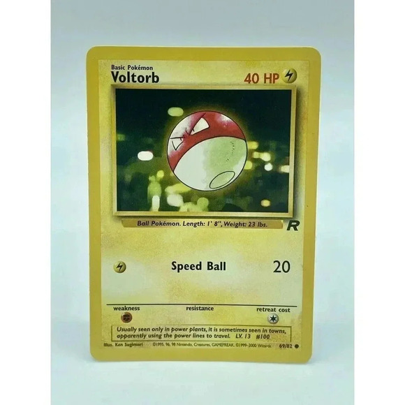 Voltorb 69/82 Pokémon TCG Vintage‎ 2000 Non Holo WOTC NM - Picture 1 of 6